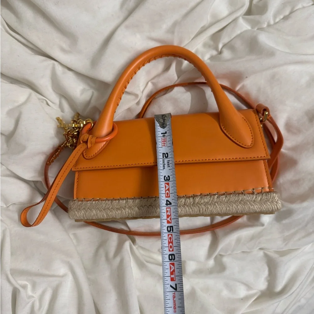 Jacquemus Orange Le Chiquito Long Cordao Bag - Picture 14 of 16